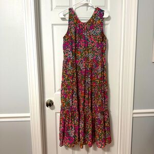 J Crew Tiered floral Dress Sz 8